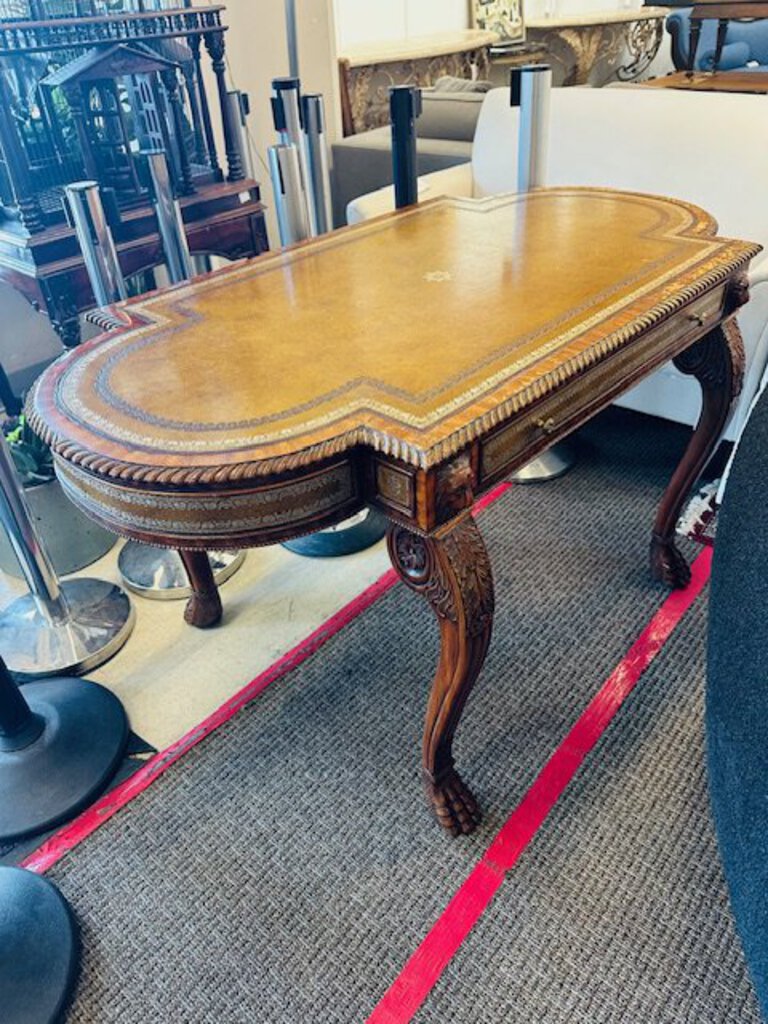 20 Century Louis XVI Style Oval Library Table 56x30x31