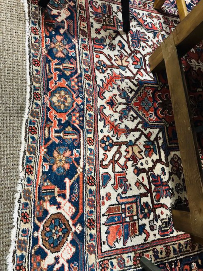 Persian Heriz Wool Rug 6'.5 x 9'.5