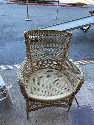 White Wicker Chair