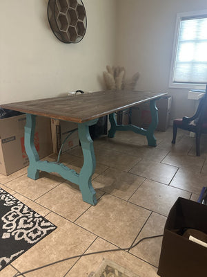 Spanish Trestle Dining Table 78x35x31