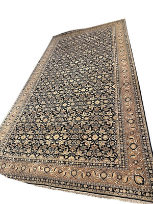 Persian Tabriz Wool on Cotton Rug 13'x24' by Miss Daisy's Consignment & Auction House