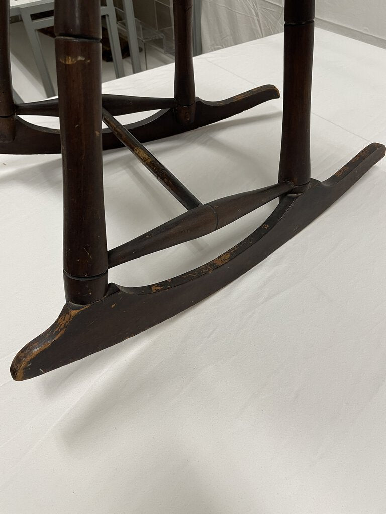 Antique Windsor Comb Back Rocking Chair