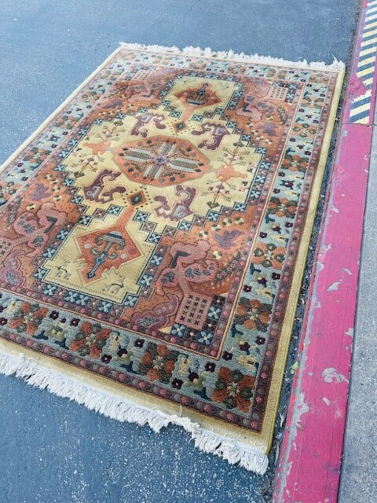 Turkish Hand woven Wool Rug 94x66