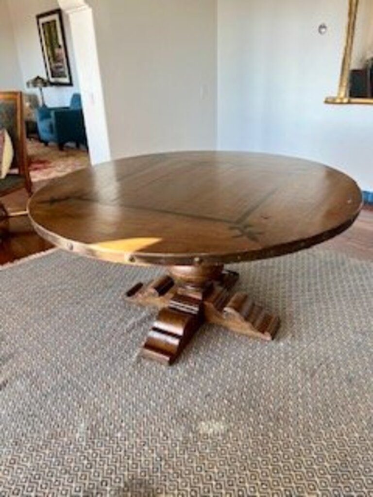 Round 60" Pedestal Dining Table