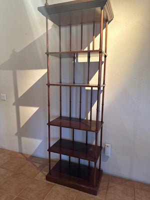 Slim Tall Bookcase 27x15x87