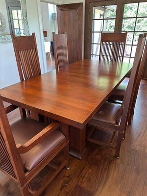 Frank Lloyd Copeland Dining Set (Table, 2 leavs, 10 chairs)