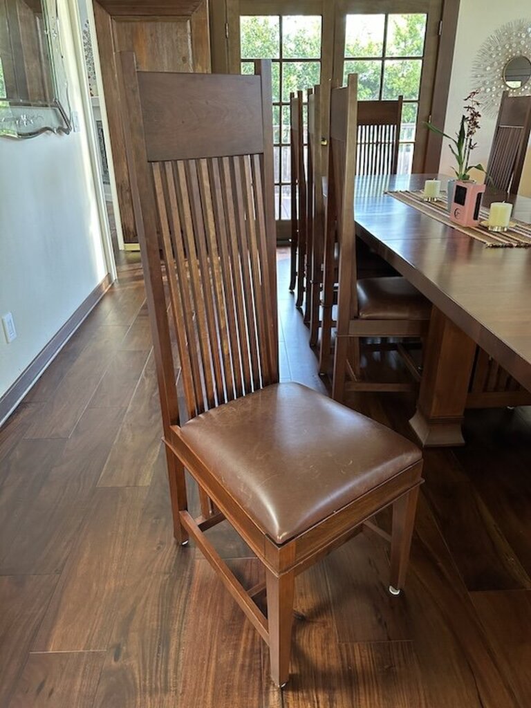 Frank Lloyd Copeland Dining Set (Table, 2 leavs, 10 chairs)