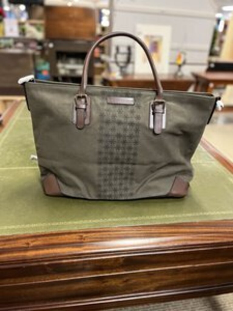 Urban Equestrian Large Pine Canvas Tote