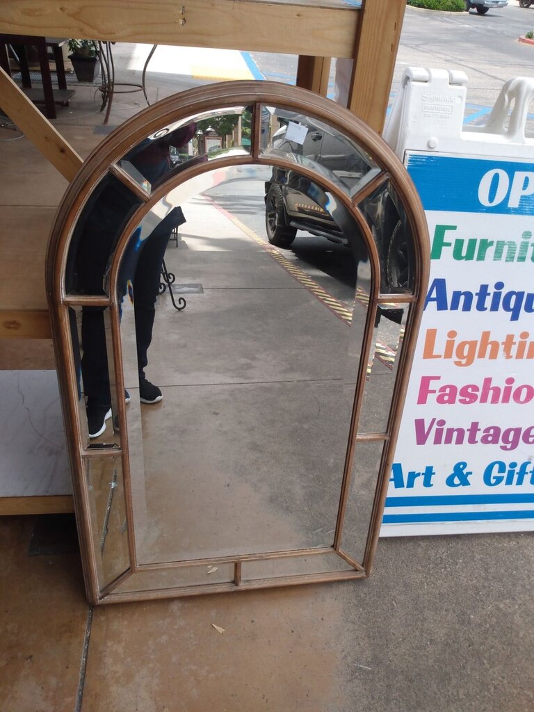 Arch Italian Firenze Gilt Wood Mirror27x44