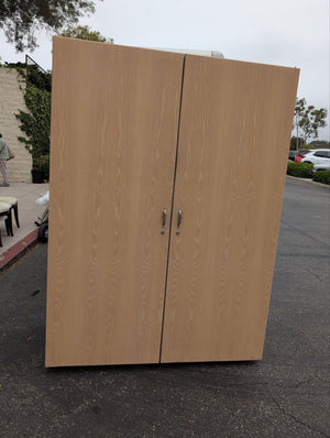 2 Door Wine Cabinet (over 200 bottle) 57x28x76