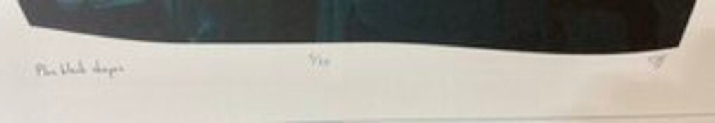Aron Hill Original Prints "Black Shape #Series" Archival Pigment of Paper (Complete 6 Pcs Series)