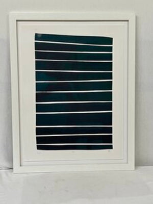 Aron Hill Original Prints "Black Shape #Series" Archival Pigment of Paper (Complete 6 Pcs Series)
