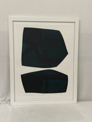 Aron Hill Original Prints "Black Shape #Series" Archival Pigment of Paper (Complete 6 Pcs Series)