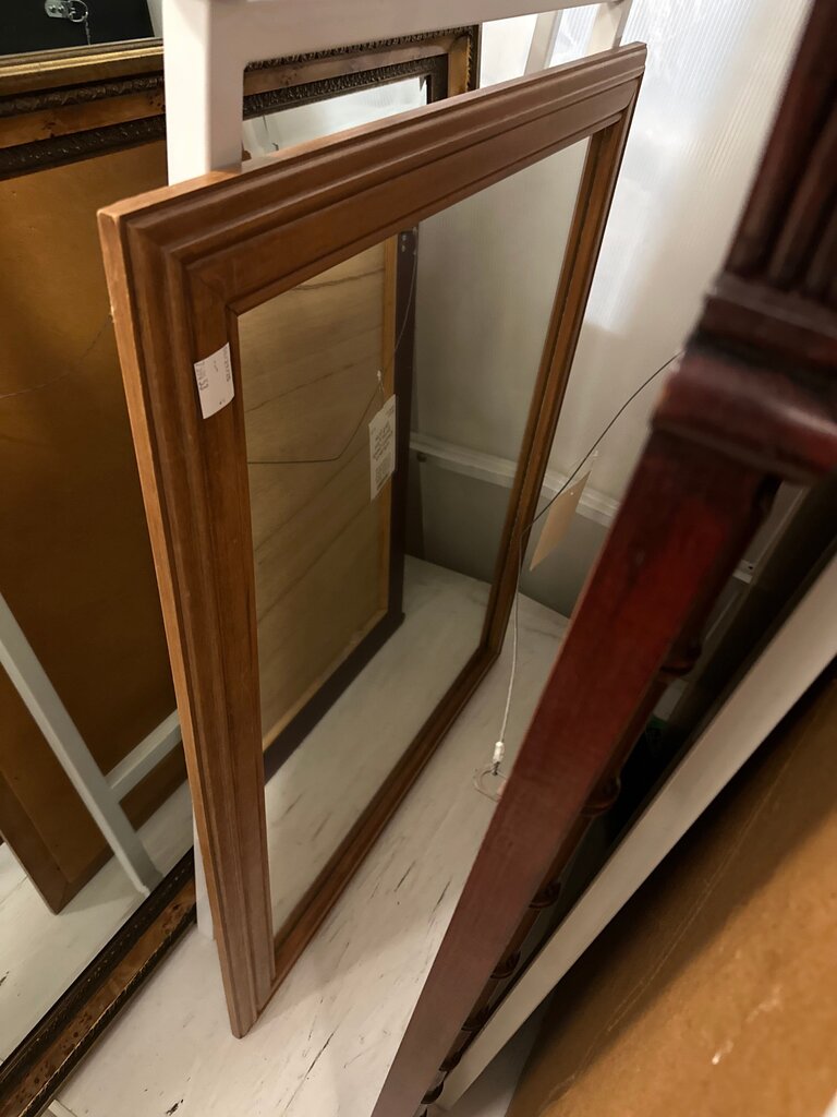 Wood Frame Mirror 29x37