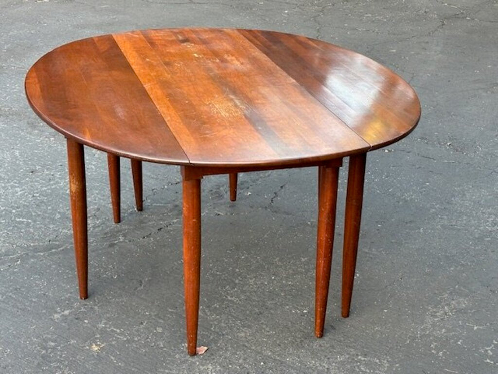 Mahogany Drop Leaf Gate Leg Dining Table 66x48