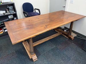 Solid Oak Rustic Farmhouse Table 75x35x28
