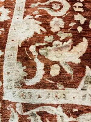 Pakistani Sultanabad Mahal Peshawar Wool Rug 144x108