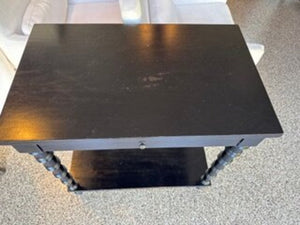 Black Mahogany Single Drawer Console Table 29x1830