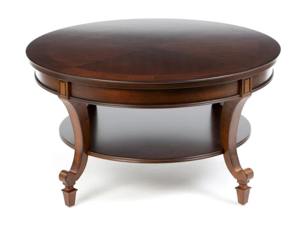 Mahogany Round Coffee Table 36x19