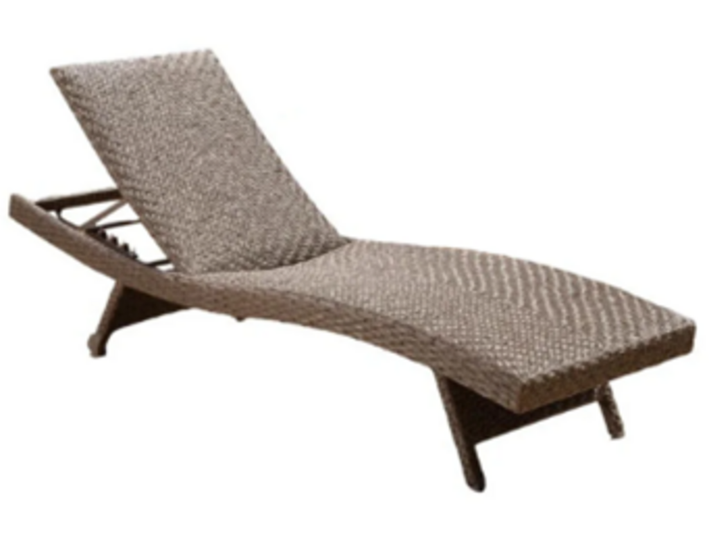 Wicker Chaise Lounge