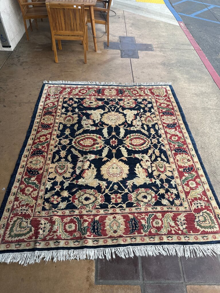 Pakistani Ziegler Wool Rug 79x93