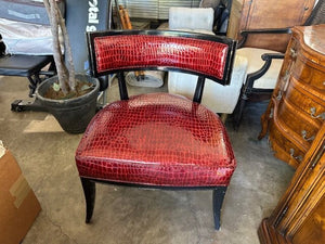 Red Accent Chair