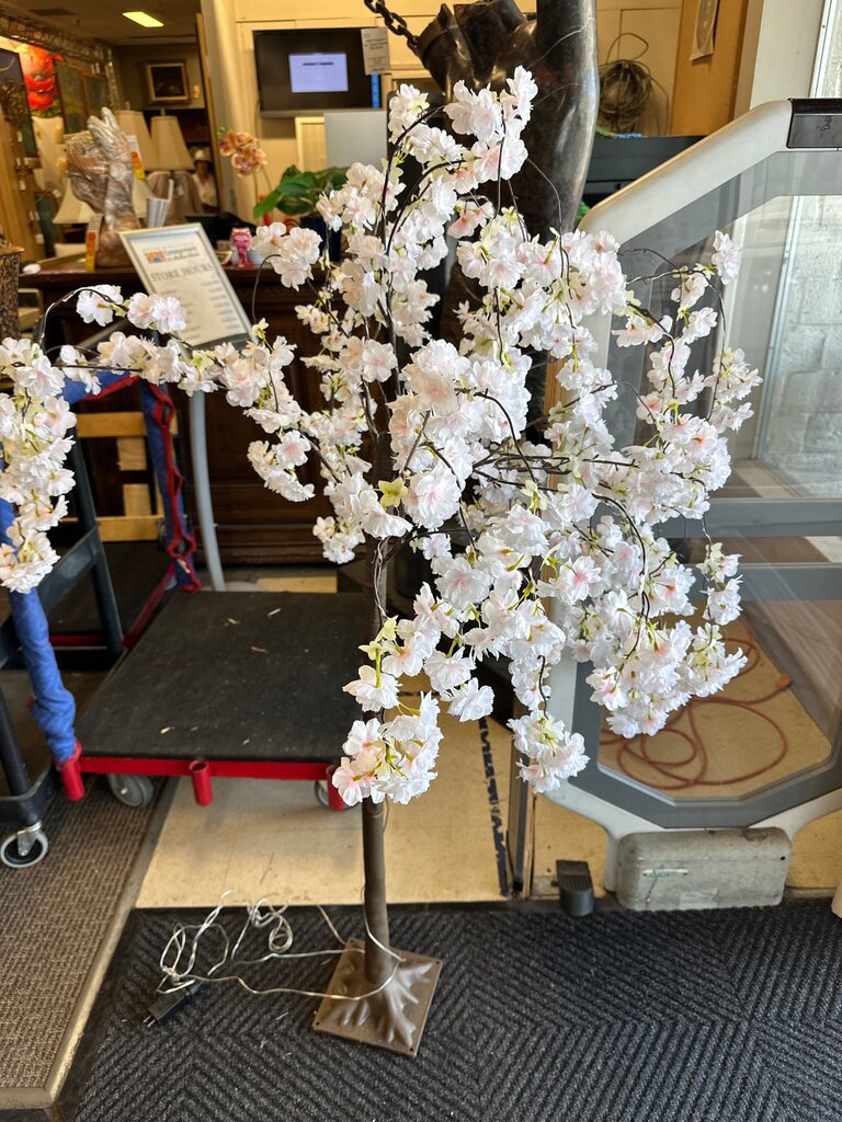 Cherry Blossom Branch Floor Lamp 60" H