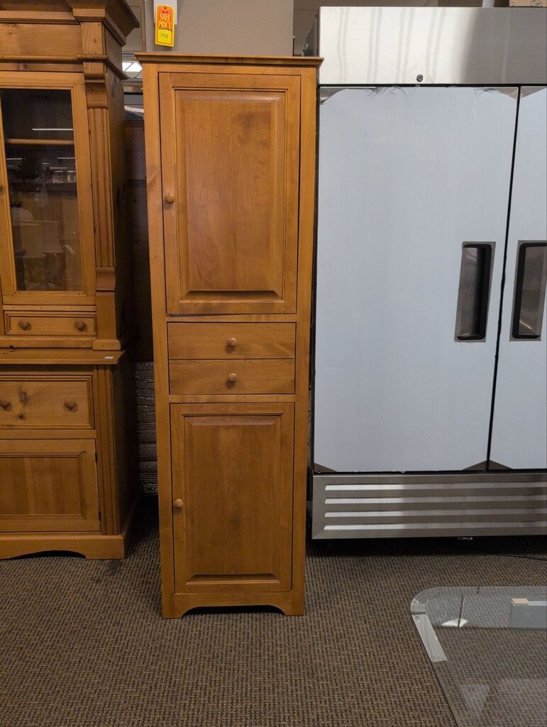 Maple Linen Tower Cabinet 19.5x14x72