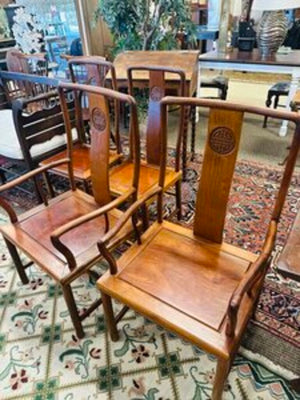 Chinese Rosewood Armchairs ( pair)