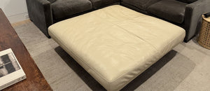 Square Leather Ottoman / Coffee Table Cost $1393(54x 54)