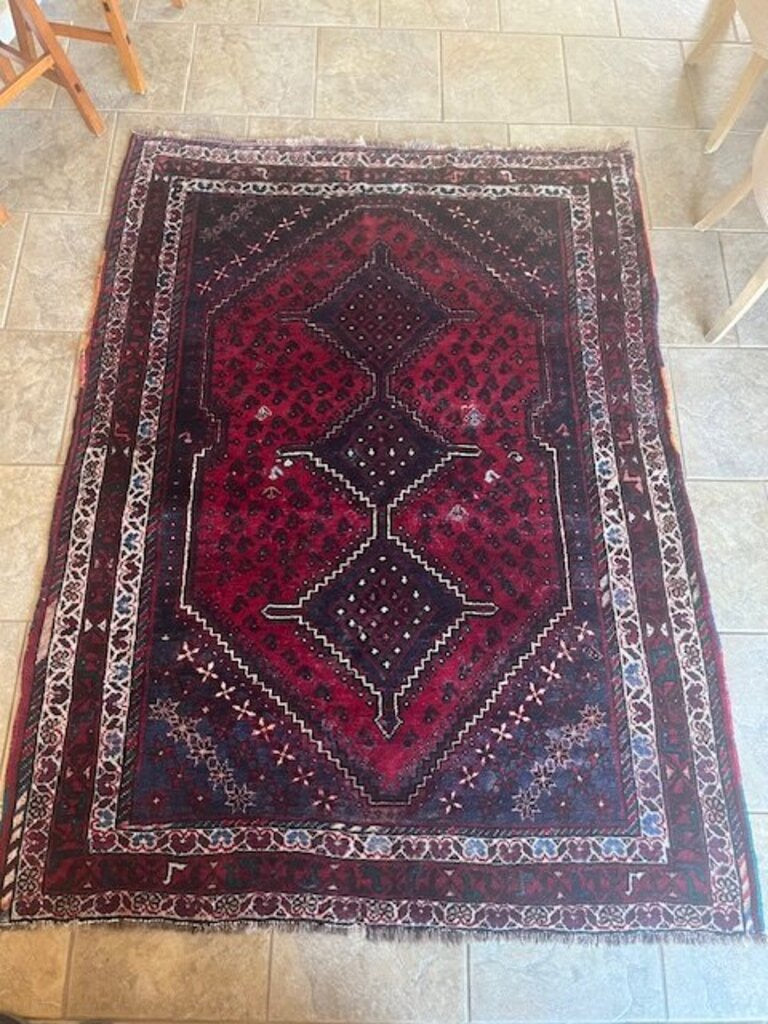 Persian Heriz Wool Rug 60” x 85”