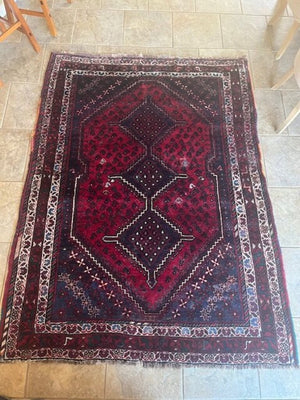 Persian Heriz Wool Rug 60” x 85”