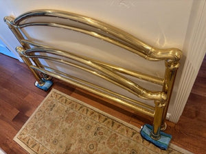 Vintage Italian Pelicano Brass Bed (headboard, footboard, sidings) please measure yourself by Miss Daisy's Consignment & Auction House