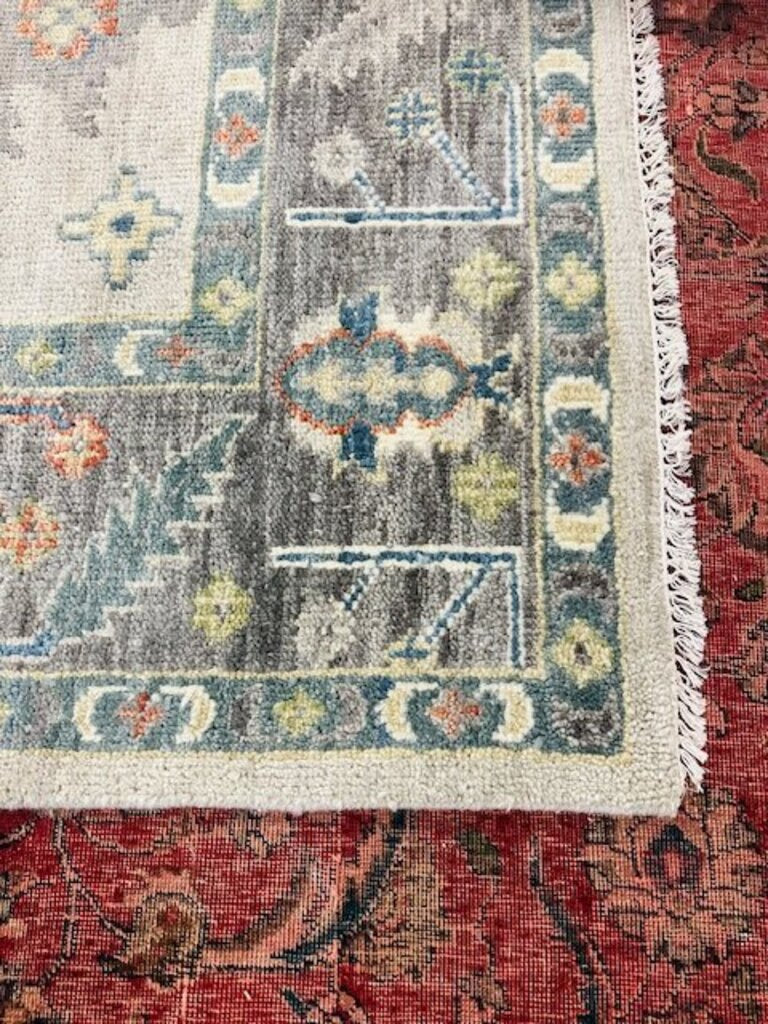 Oushak Wool Rug 141x105