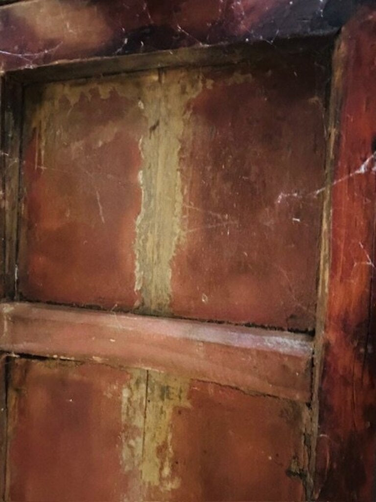 Antique Chinese Ming-Style Ebonized Hand Crafted Console 16x61x33