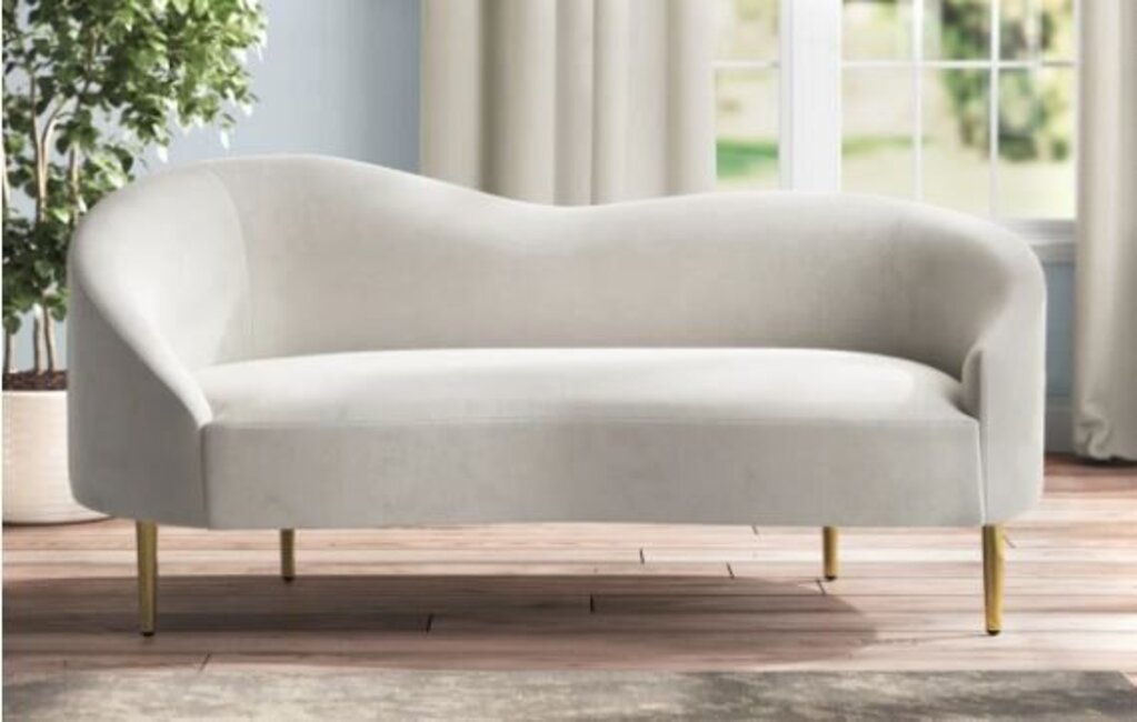 Shurtz Velvet Loveseat 69 X 35 X 30