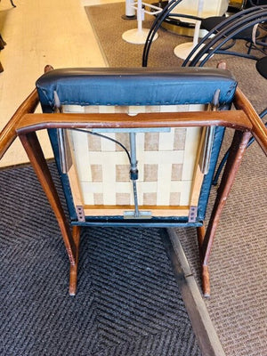 Vintage IB Kofod-Larsen Style High Back Reclining Teak Cloud Chair