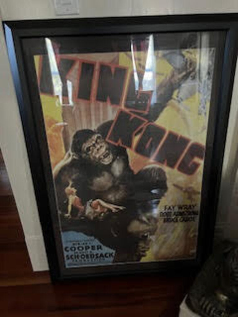 "King Kong" Framed Promotional Poster 33x46
