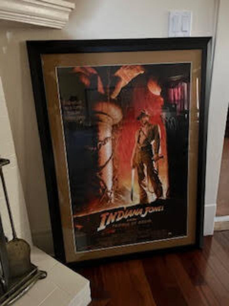 "Indiana Jones" Framed Promotional Poster 36x48
