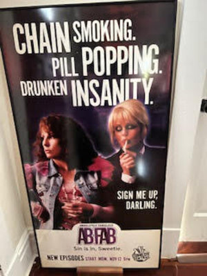 "Absolutely Fabulous" Framed Movie Poster 26x50