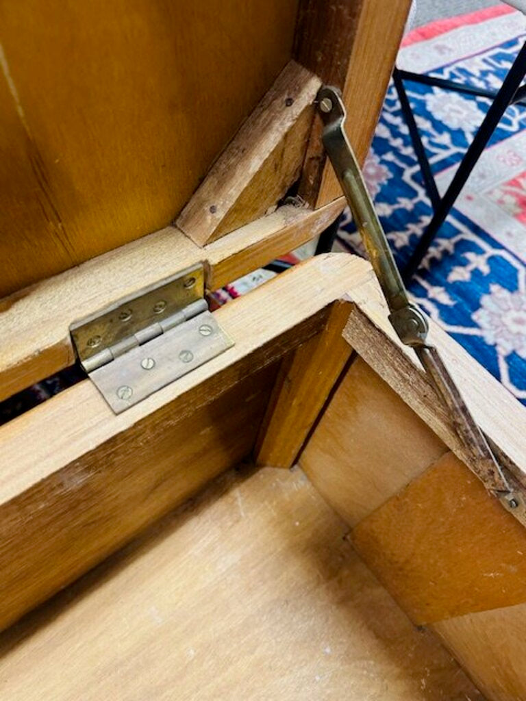 Gabriella Crespi Style Pencil Reed Rattan Chest 16x32x16