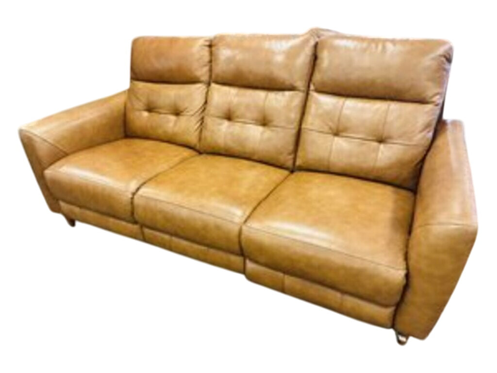 Abbyson Leather Power Reclining Sofa