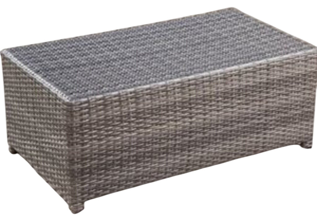 Laguna Wicker Coffee Table w/ Glass Top by Miss Daisy's Consignment & Auction House