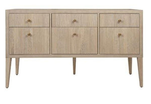 Palmer Classic Large Solid Oak Sturdy Sideboard 58-Inch