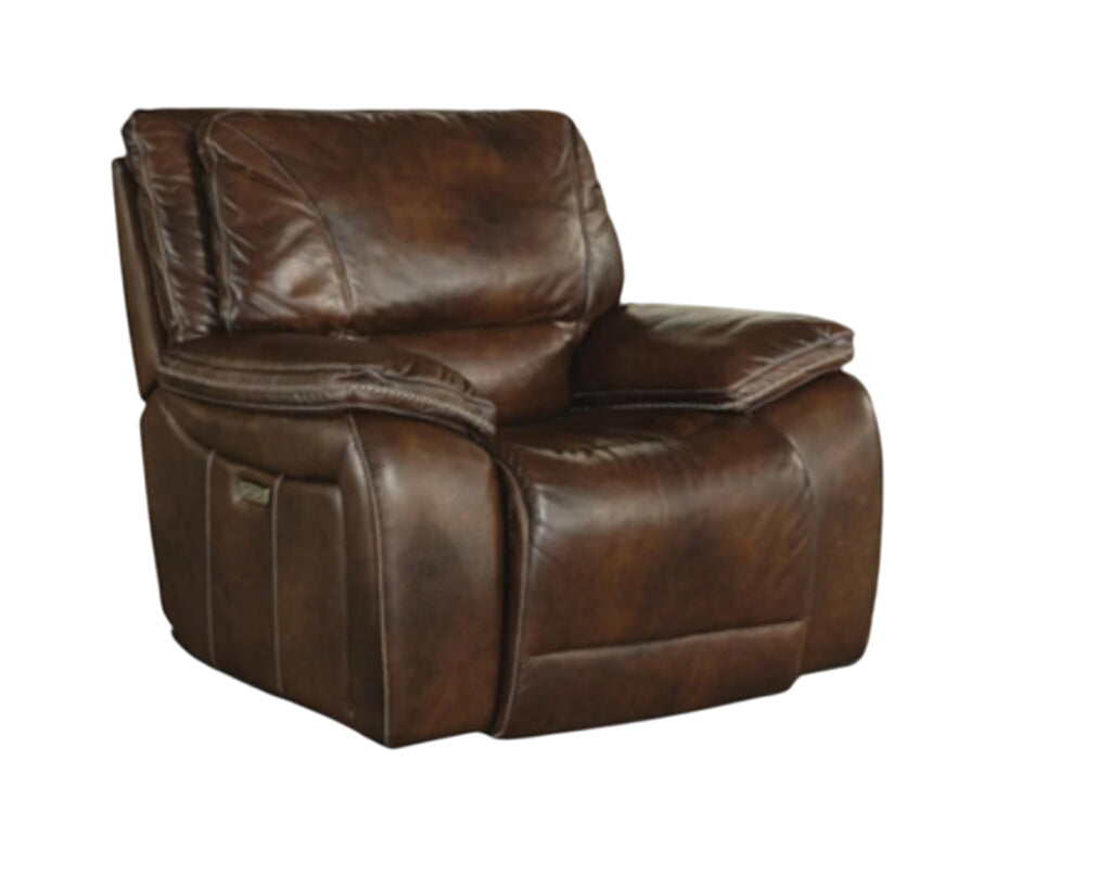 Bainbridge Leather Oversized Recliner Power