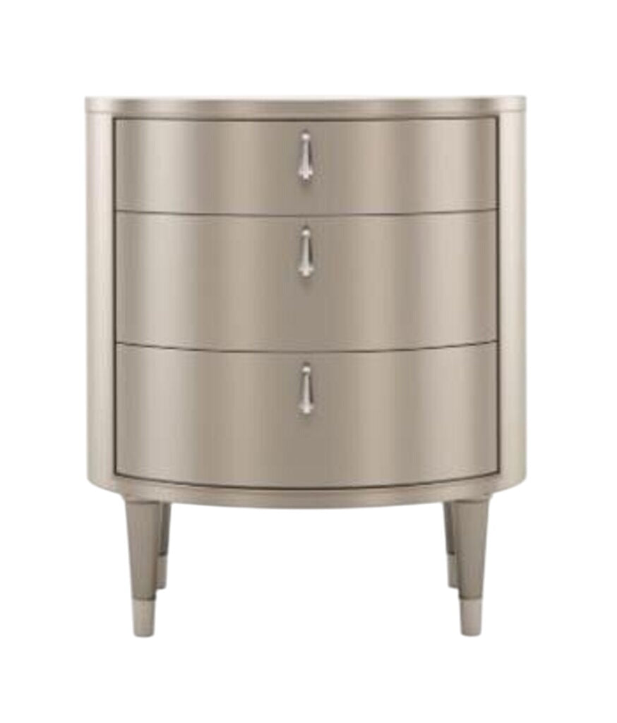 Caracole Bedside Nightstand Vintage Style Wood Finish