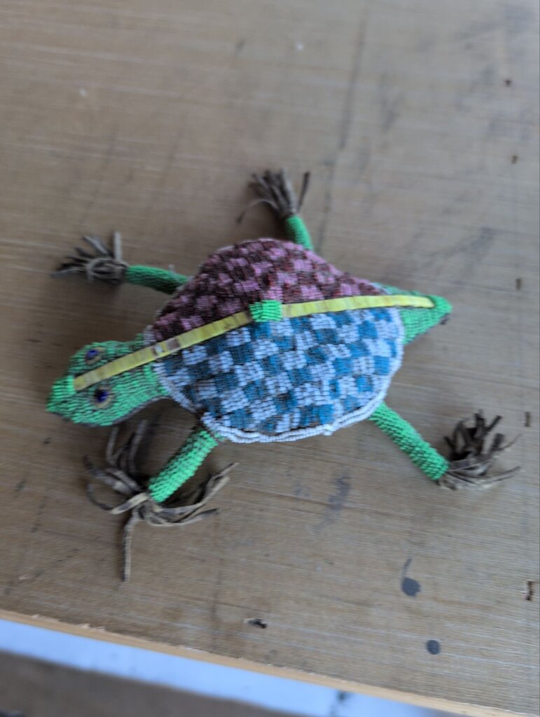 Beaded Figure Frog/Turtle 76 in.
