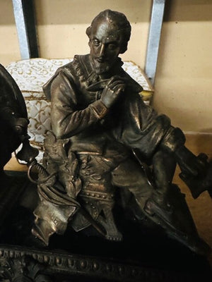 Ansonia Clock Co. Shakespeare Clock 18 inch width