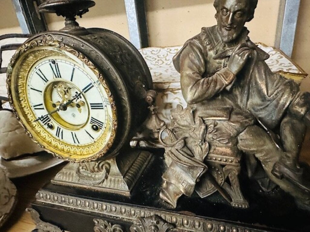 Ansonia Clock Co. Shakespeare Clock 18 inch width