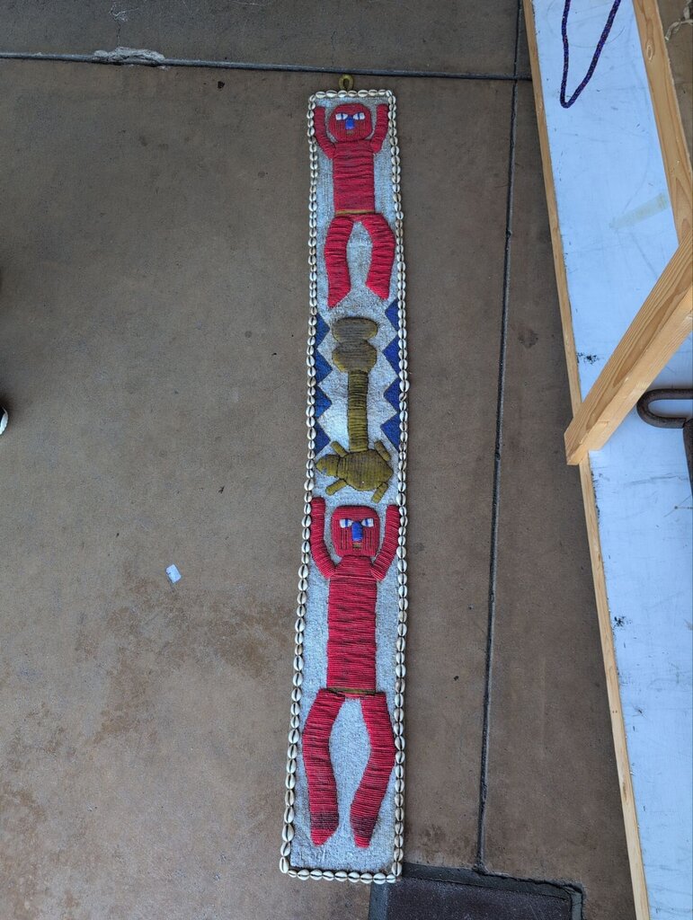 Beaded Wall Hanging Geometric 648 in.